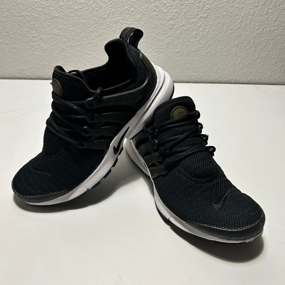 Nike Air Presto Black White Mesh Running Shoes 878068-001 Womens Size 6